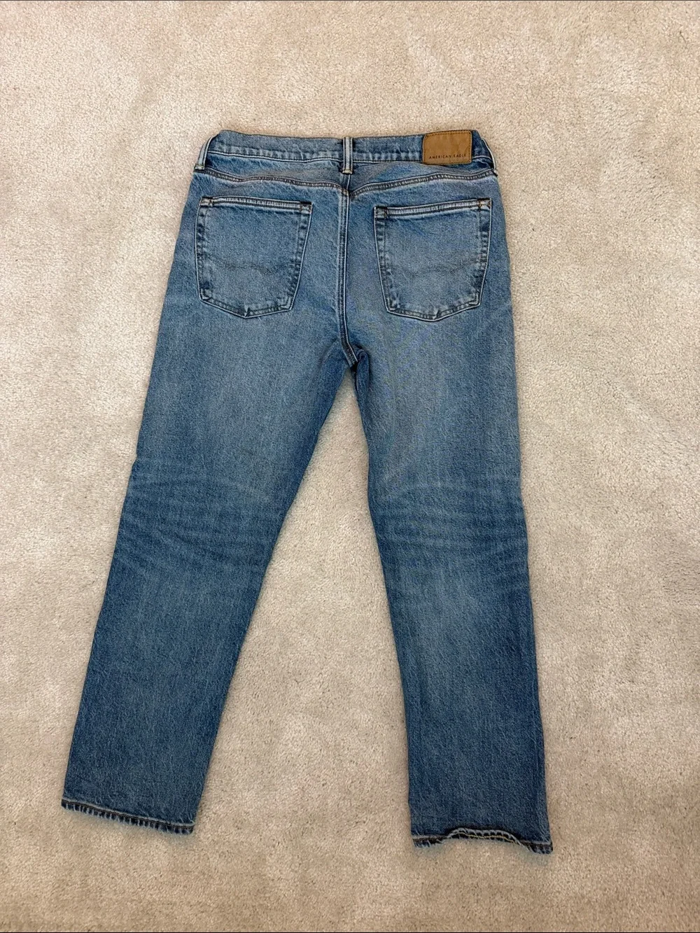 American Eagle Outfitters Men's Medium Blue Straight Jeans